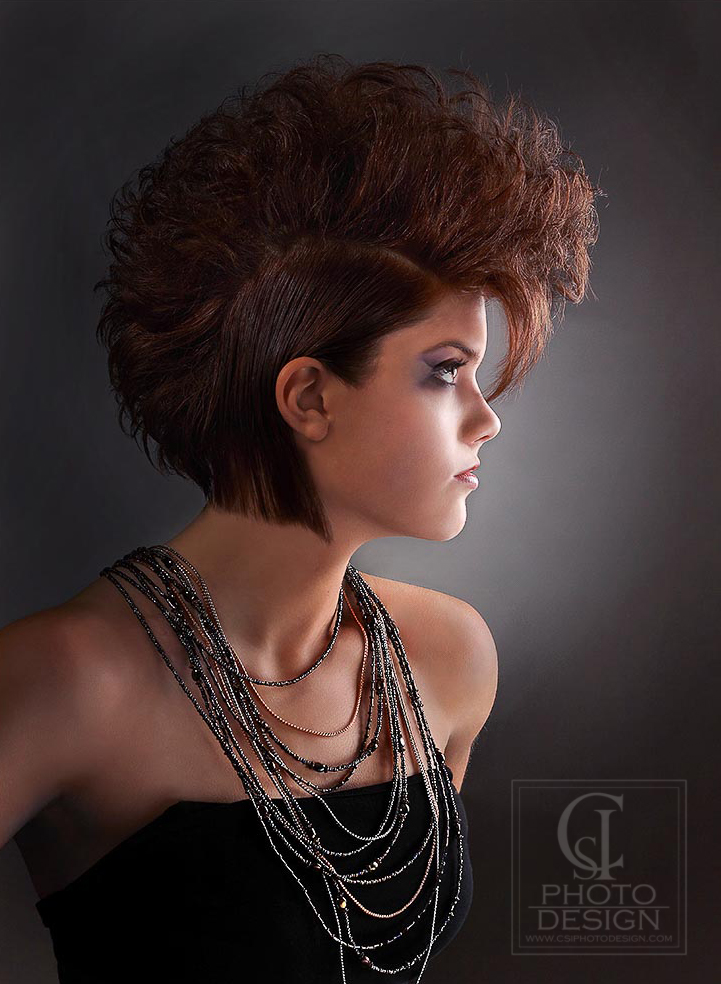 Model-with-fauxhawk-hair